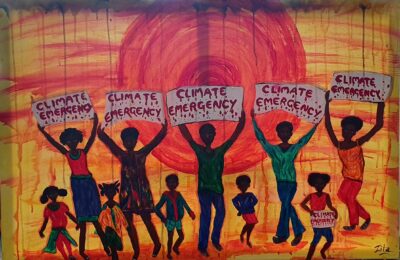 Climate Emergency- painting