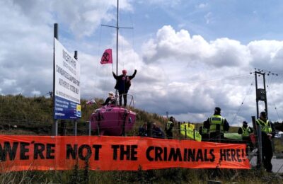 Police turned up to a coal mine operating without a licence – to arrest protesters